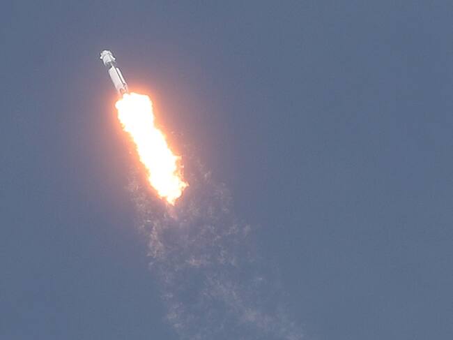 Un cohete de SpaceX sale del Centro Espacial Kennedy en mayo de 2020