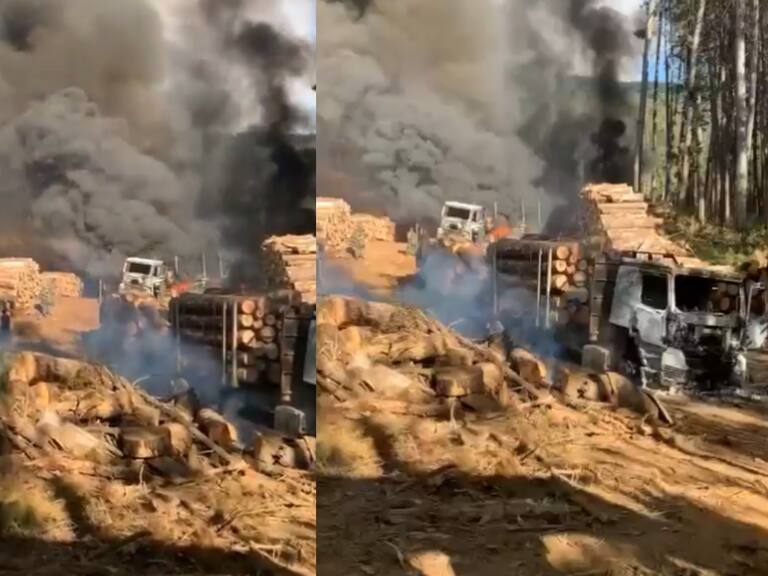 Ataque incendiario en Contulmo