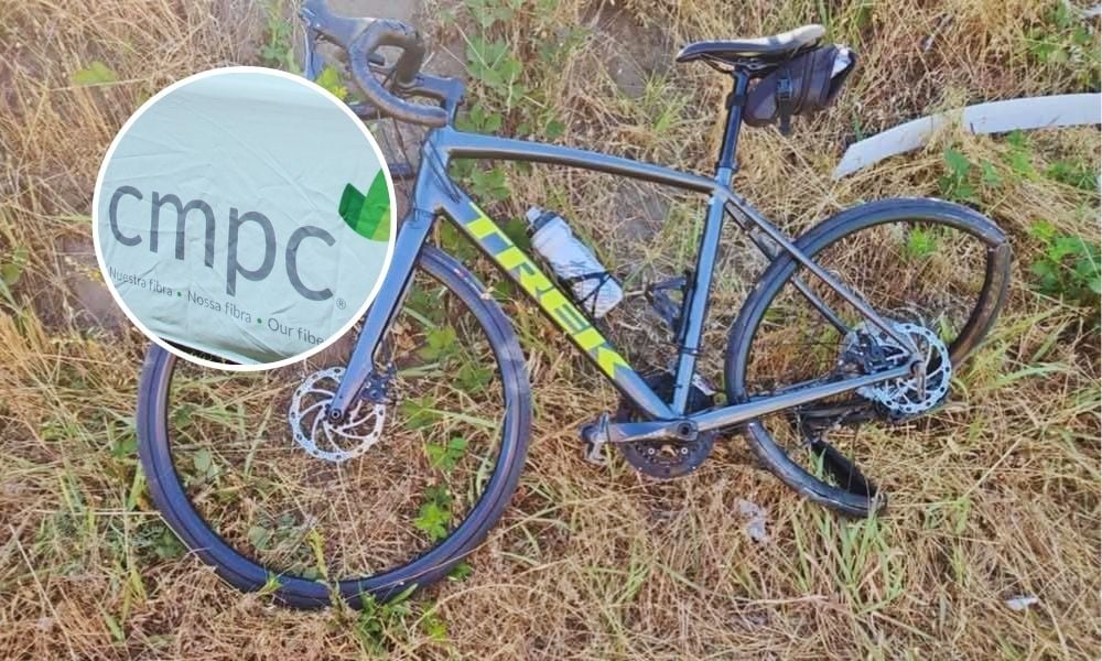 Foto de bicicleta de Facebook Bio Bio | Foto de CMPC de Agencia UNO