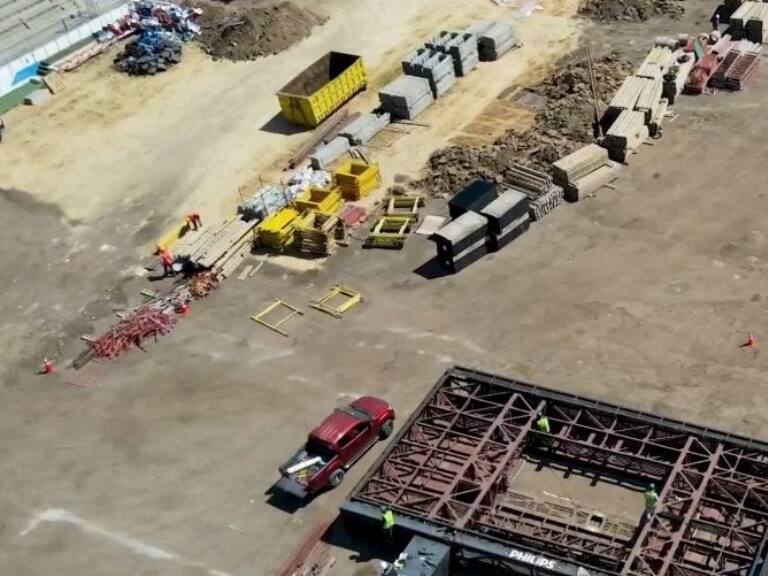 Sin cancha ni marcador: los avances en la reconstrucción de San Carlos de Apoquindo