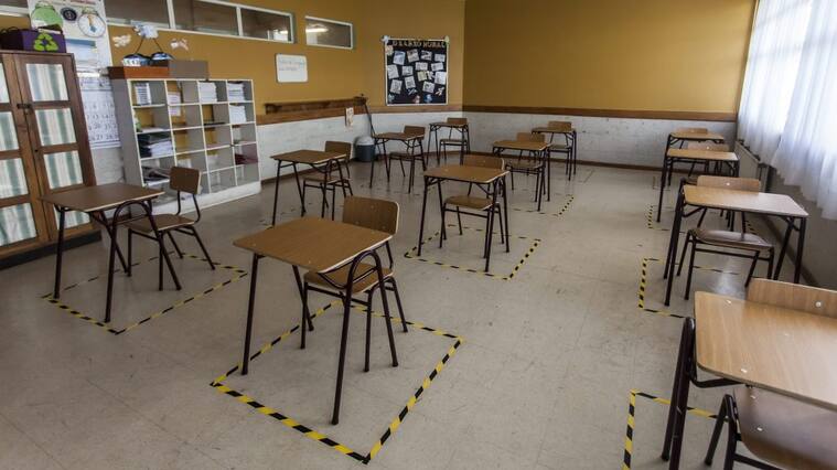 04 DE AGOSTO DE 2020 / OSORNOPlan de Retorno: Cómo serán las nuevas salas de clases en tiempos de pandemia. El Colegio Juan Ricardo Sánchez realizó una adecuación en la infraestructura del establecimiento educacional para el posible retorno presencial a clases durante la pandemia que vive el país.
FOTO: FERNANDO LAVOZ / AGENCIAUNO