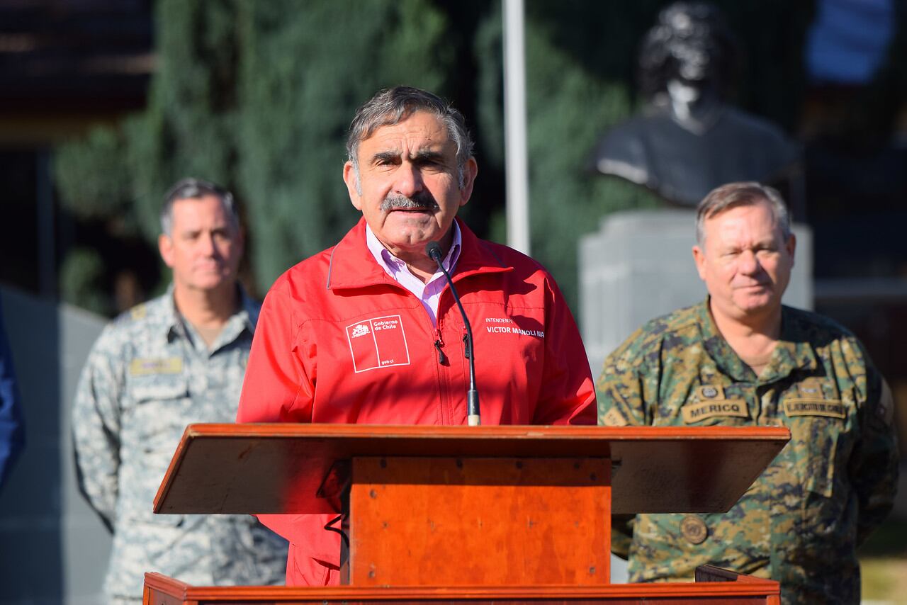 El intendente Víctor Manoli