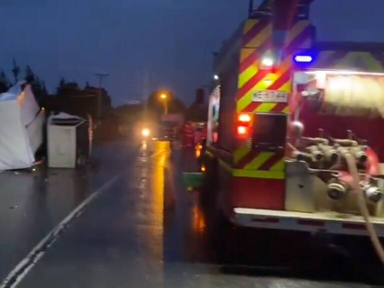 Conductor muere tras una colisión de alta energía en ruta que conecta Concepción