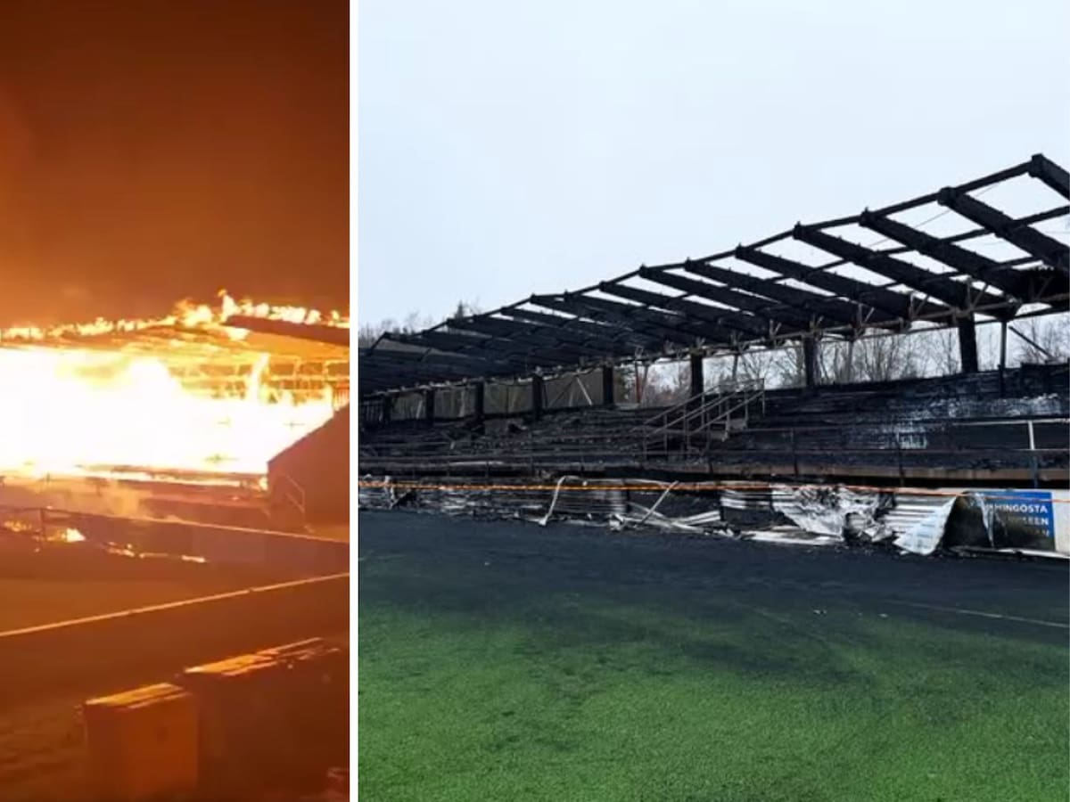 Impacto en el fútbol: hinchas incendian el estadio de emblemático club tras perder la categoría