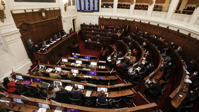 14 de Septiembre de 2021/SANTIAGOVista de la sesión nro20,en cual se vota los dos tercios que está en polémica en el Ex Congreso Nacional, durante una nueva jornada de la Convención Constitucional.
FOTO:CRISTOBAL ESCOBAR /AGENCIAUNO
