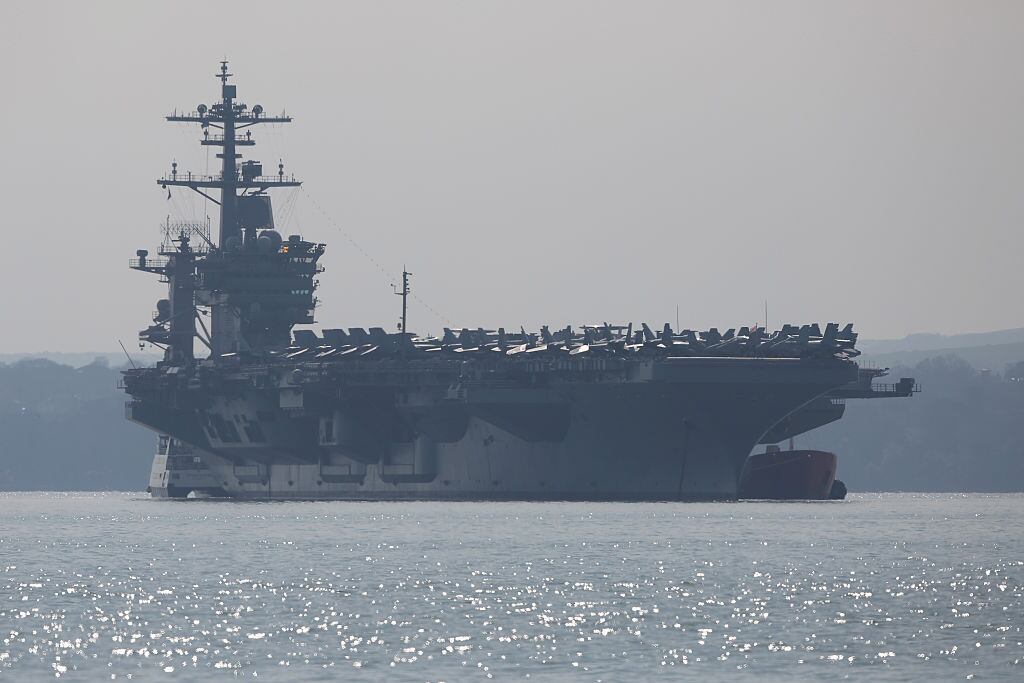 El portaaviones estadounidense USS Theodore Roosevelt