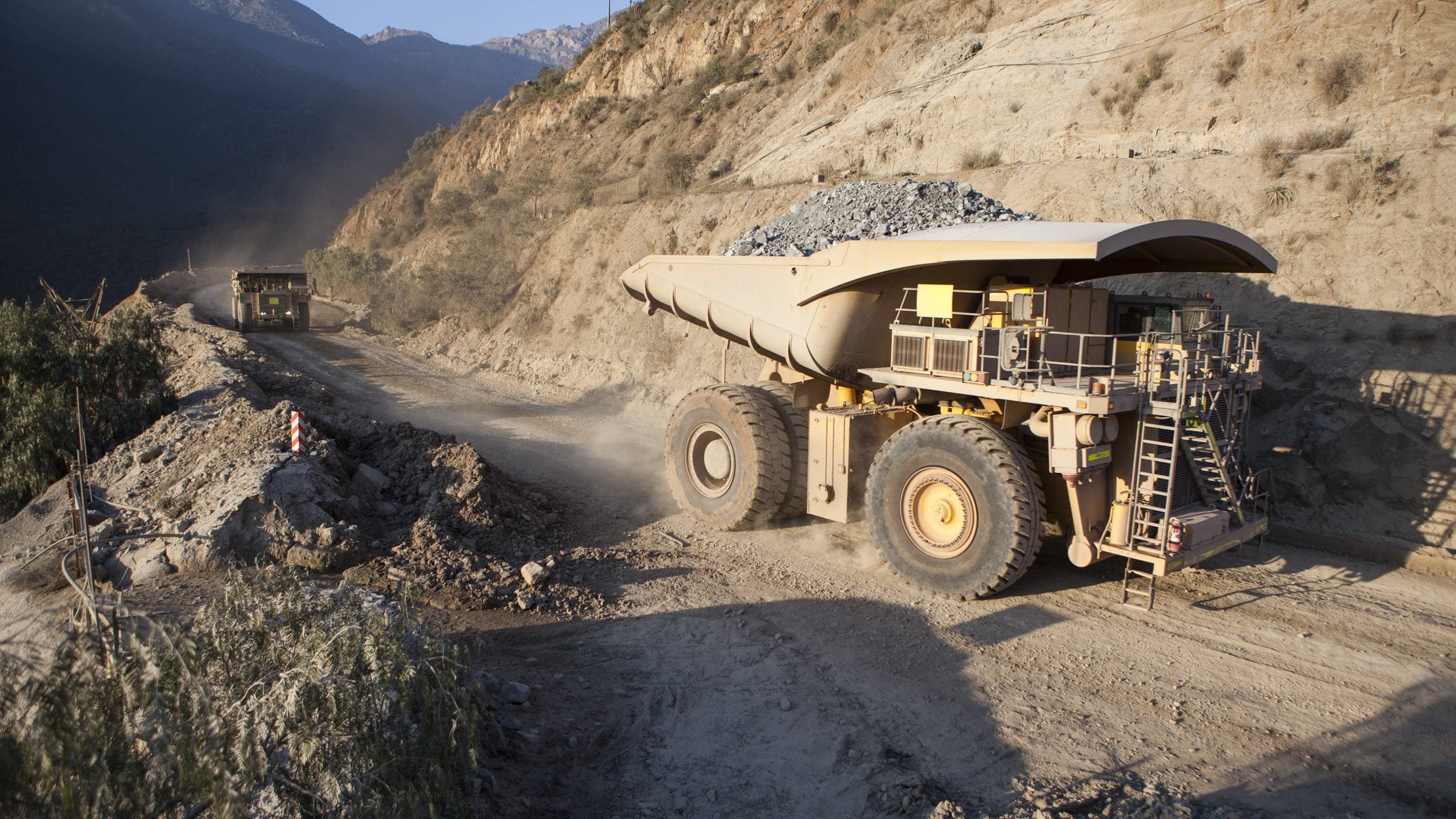 Mining Activity, mining dump truck