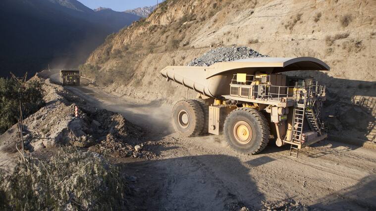 Mining Activity, mining dump truck