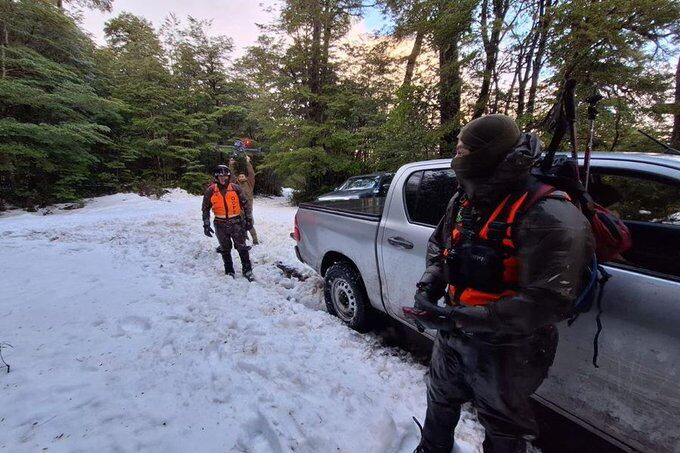 Búsqueda de montañista en Parque Nacional Villarrica.