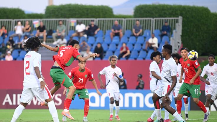 Escandalosa goleada de Marruecos a Nueva Caledonia en el Mundial Sub 17: es récord en la historia de las Copas del Mundo