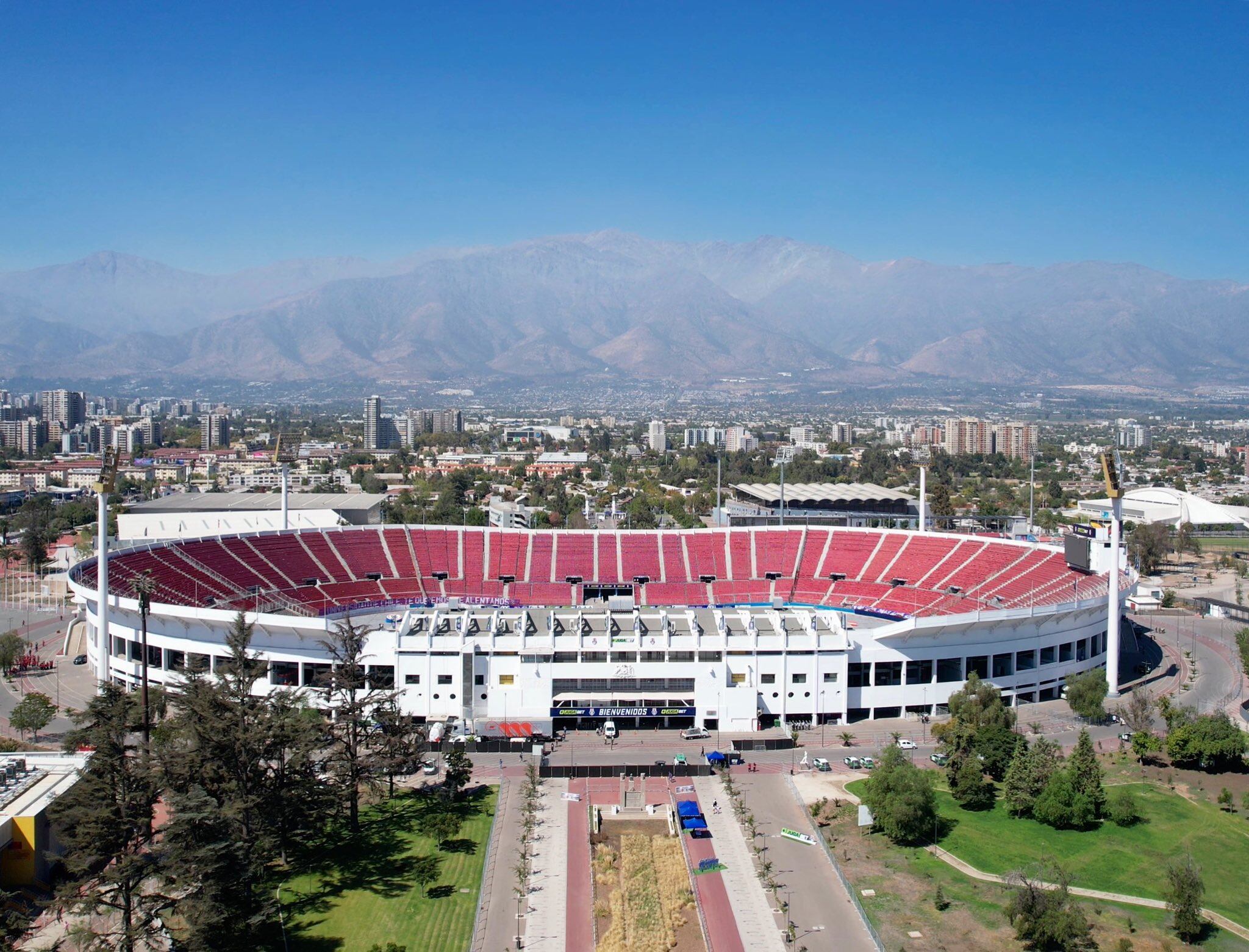 El Estadio Nacional debe recibir el duelo pendiente de los azules con Cobresal el próximo lunes | X: Universidad de Chile