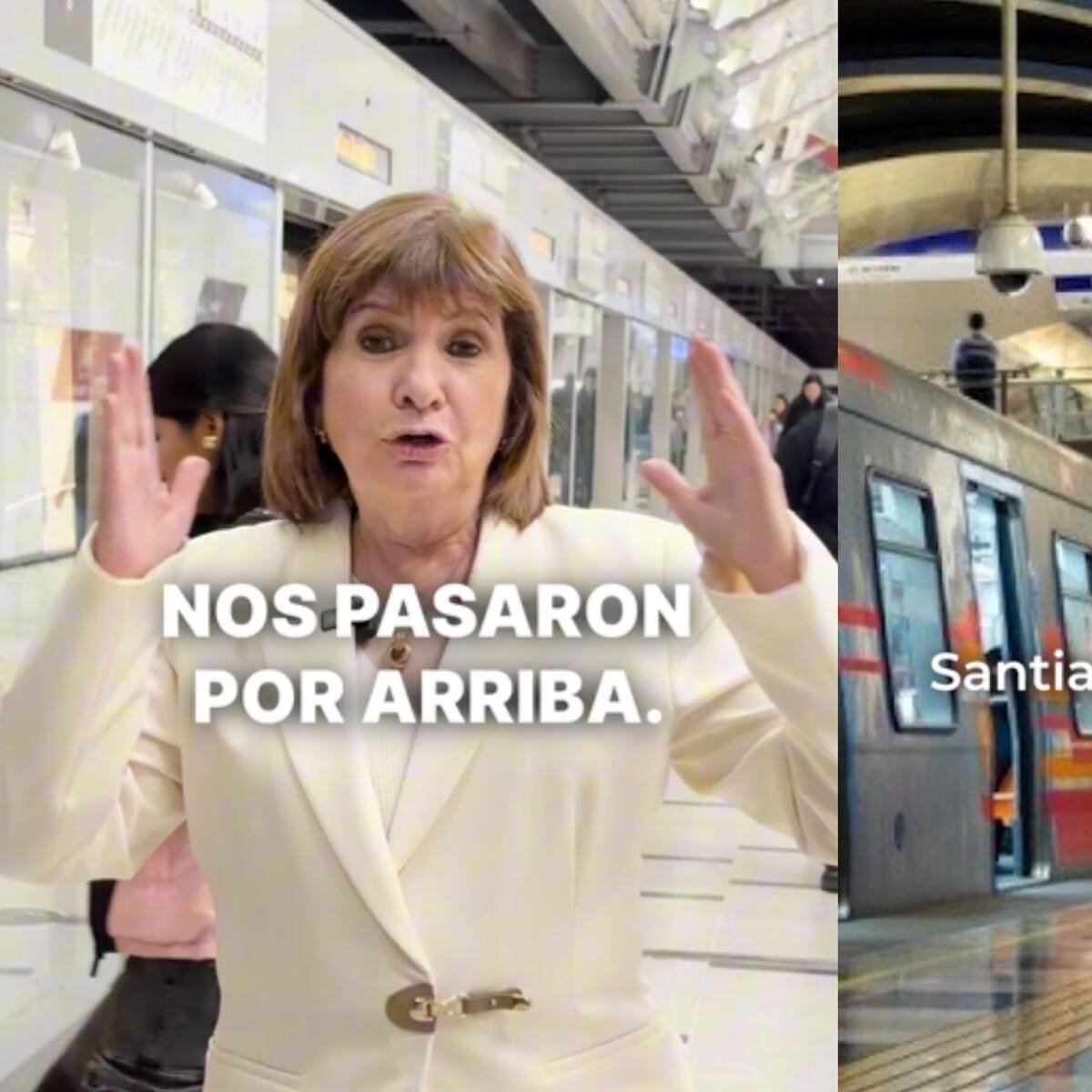 “Nos pasaron por arriba”: exministra de Milei elogia al Metro de Santiago y lanza crítica al Subte de Buenos Aires