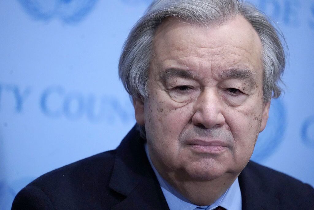 El secretario general de las Naciones Unidas Antonio Guterres