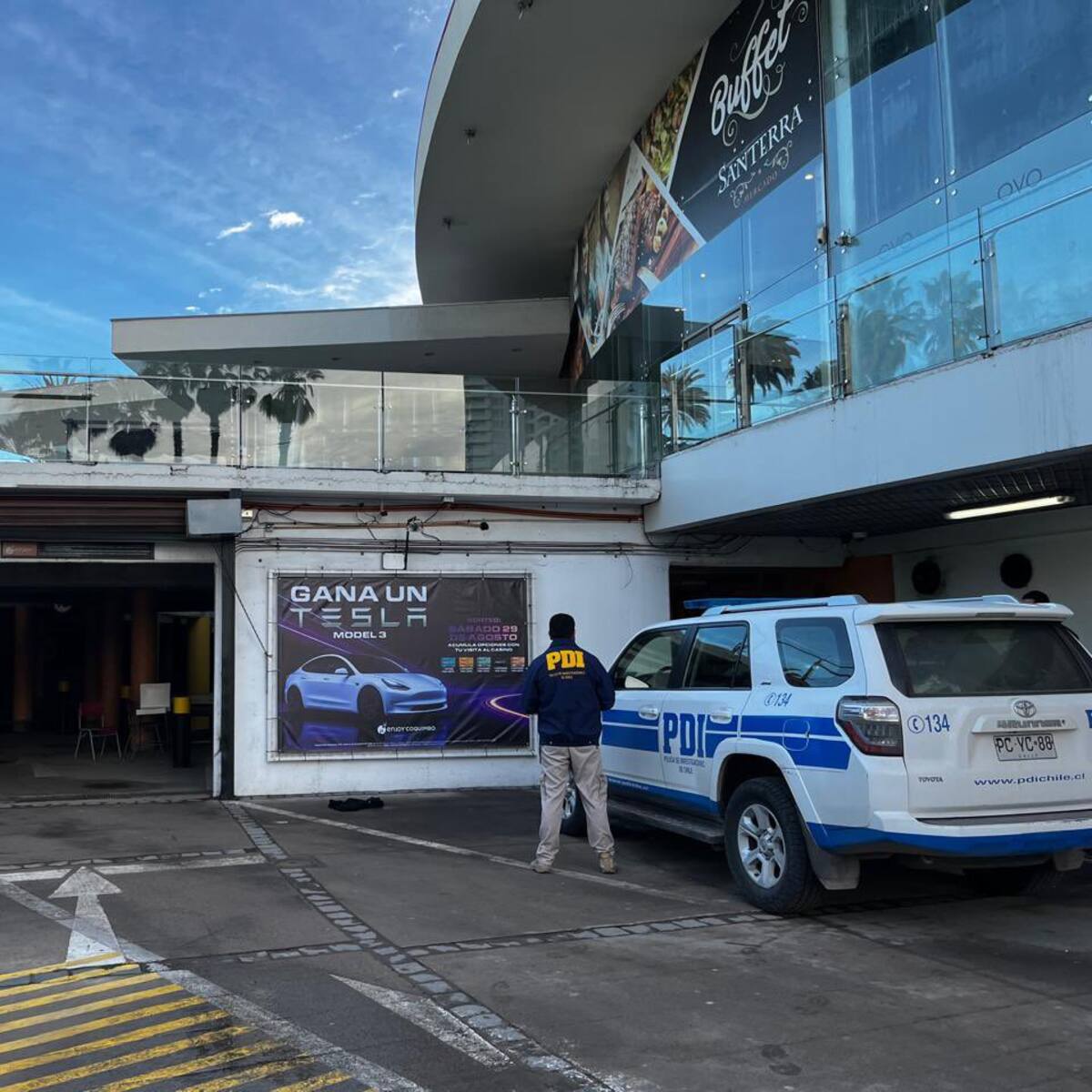 Sujeto apuñala a tres guardias tras intento de robo en casino de Coquimbo: uno permanece en riesgo vital