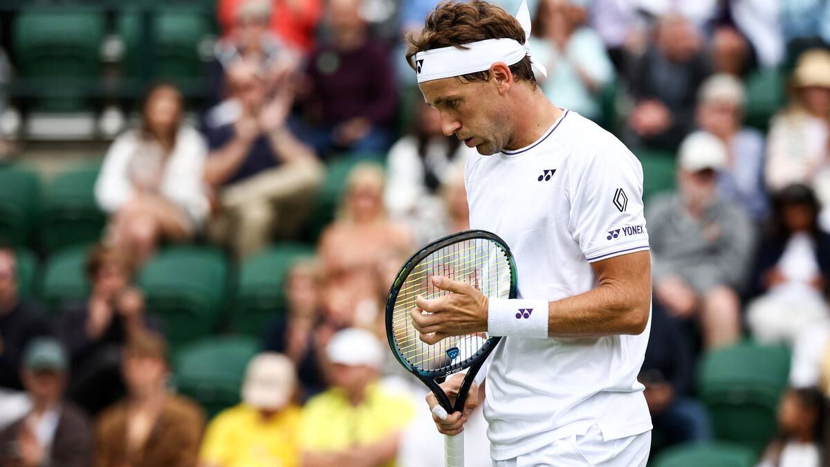 Otro batacazo en Wimbledon 2024: Casper Ruud cae y es el segundo tenista top ten eliminado del torneo