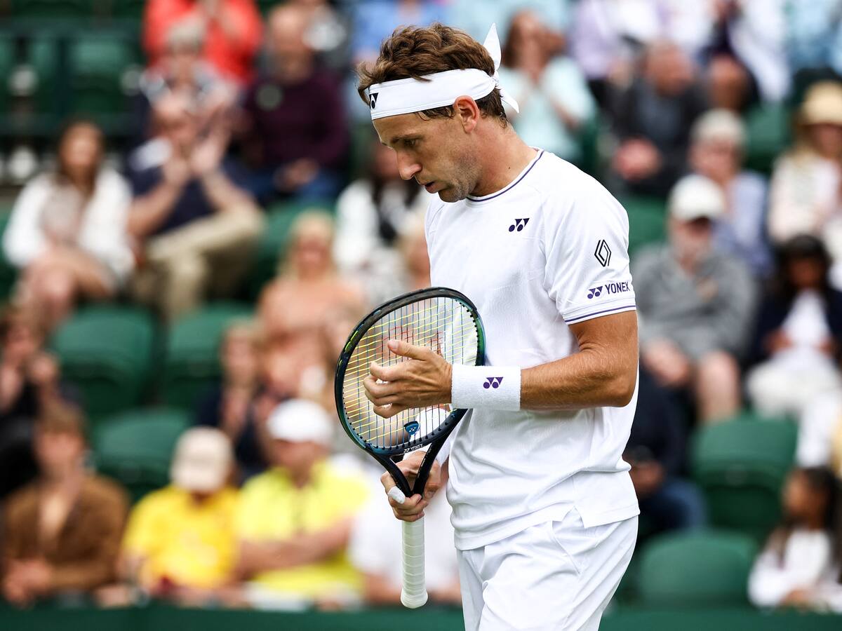 Otro batacazo en Wimbledon 2024: Casper Ruud cae y es el segundo tenista top ten eliminado del torneo
