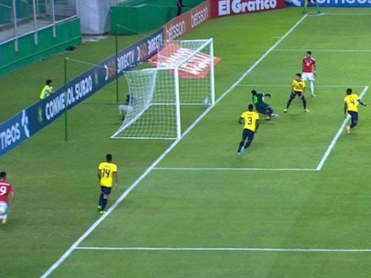 ¡No hay VAR! Juez del partido no cobró un claro gol de Chile sobre Ecuador en el Sudamericano Sub 20