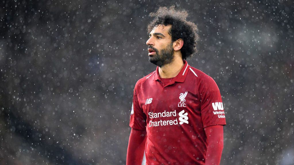 LONDON, ENGLAND - MARCH 17: Mohamed Salah of Liverpool looks on during the Premier League match between Fulham FC and Liverpool FC at Craven Cottage on March 17, 2019 in London, United Kingdom. (Photo by Michael Regan/Getty Images)