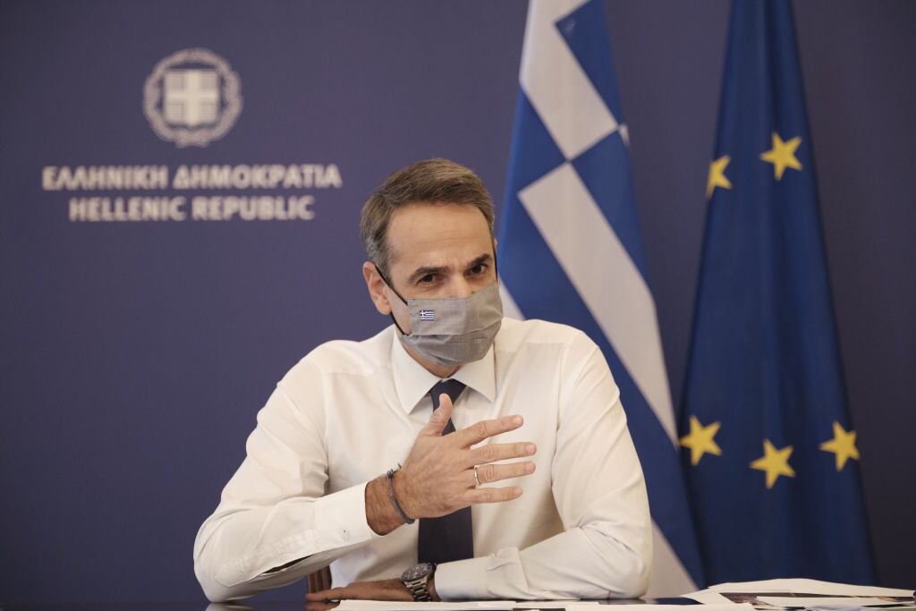 El primer ministro griego Kyriakos Mitsotakis