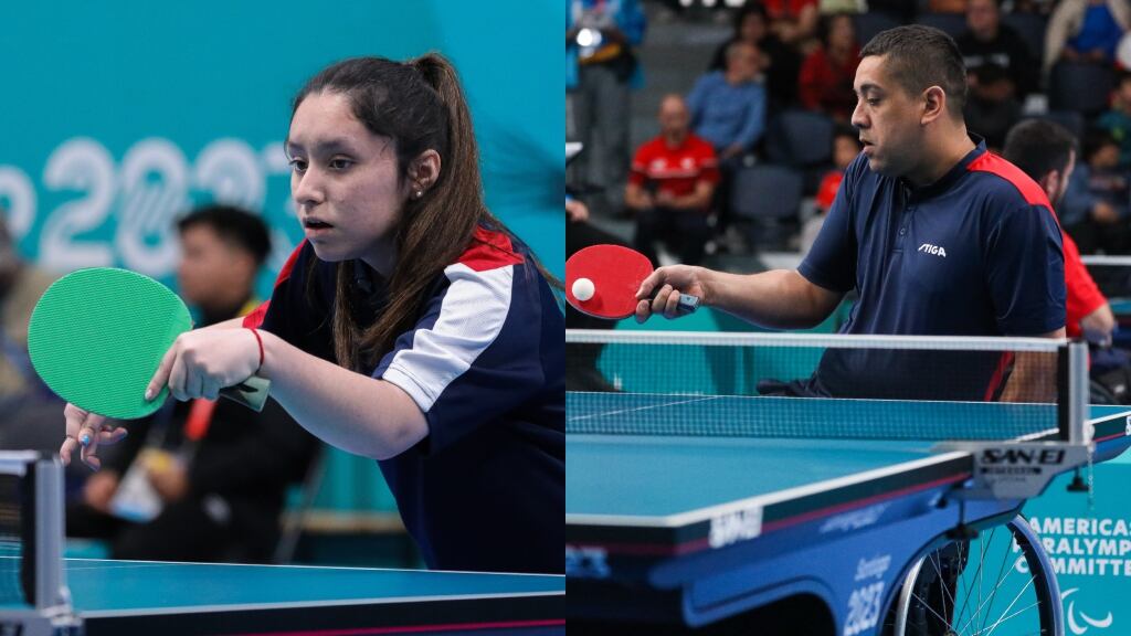 Florencia Pérez y Maximiliano Rodríguez suman dos oros más para el Team Para Chile en Santiago 2023