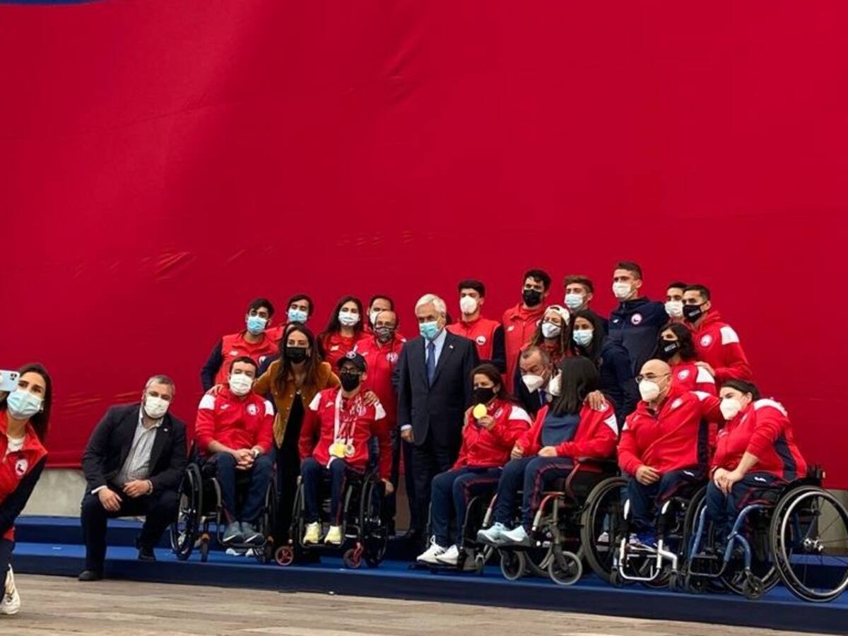 Presidente Piñera recibió a representantes del Team Chile que participaron en Tokio 2020