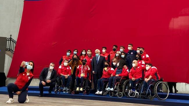 Presidente Piñera recibió a representantes del Team Chile que participaron en Tokio 2020