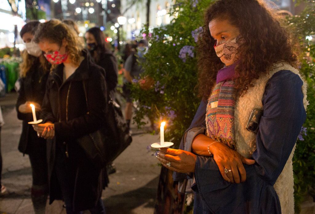 Homenaje a las víctimas del Covid-19 en Nueva York