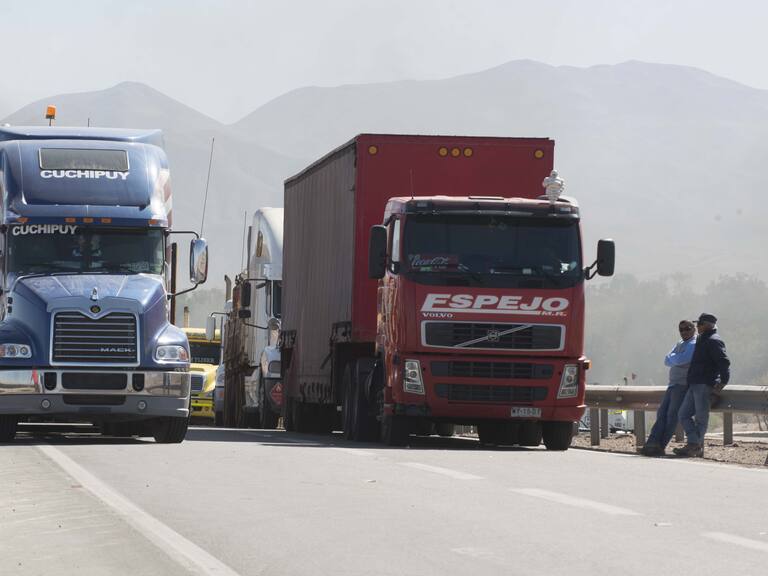 Paro de camioneros en Calama