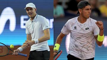 Nicolás Jarry y Alejandro Tabilo juegan este viernes en Indian Wells