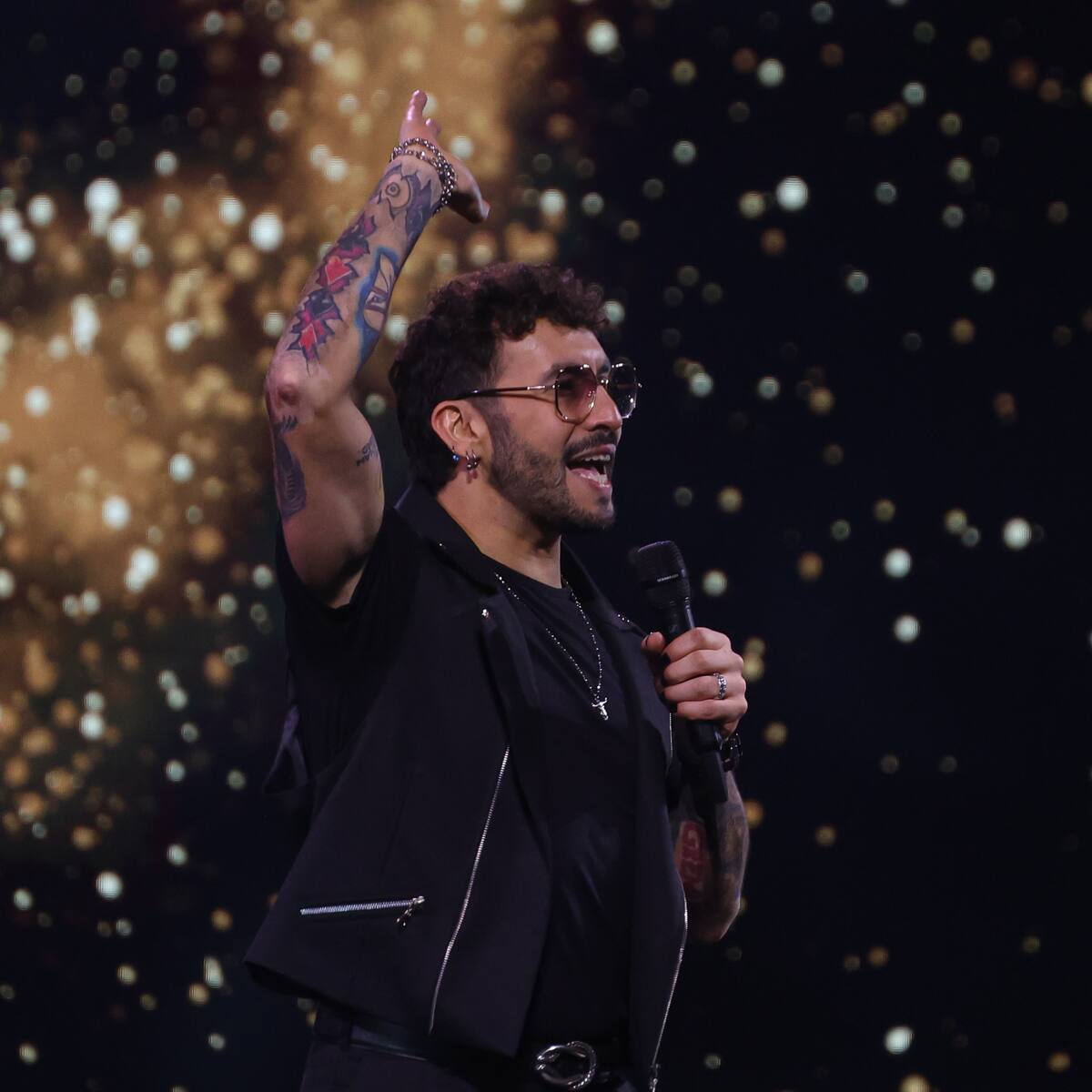 Con broma a Boric y Piñera: así fue la presentación de Edo Caroe en el Festival de Viña 2025