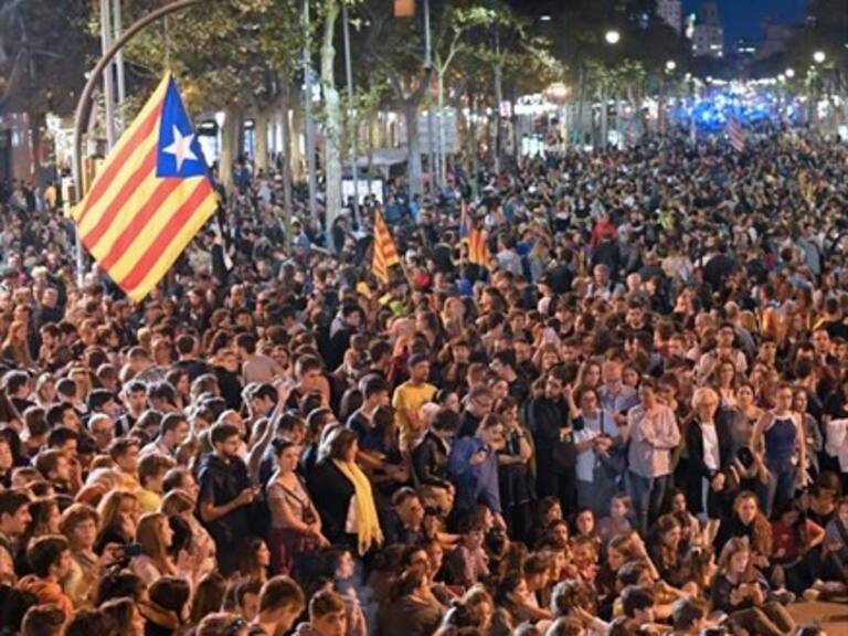Las manifestaciones dejaron carreteras y calles cortadas en Barcelona