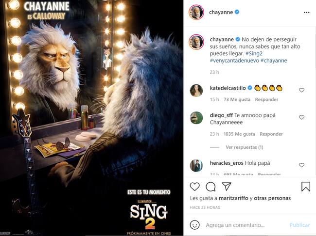 Chayanne en Sing 2