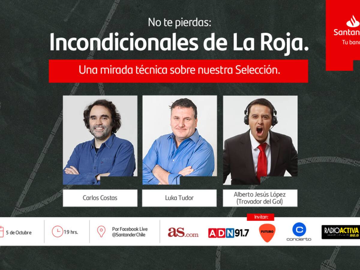 REVIVE | ADN, Santander, Futuro y AS presentaron «Incondicionales de la Roja: la previa de Chile-Perú»