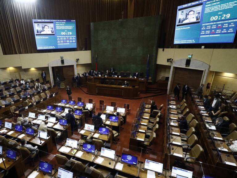 21 DE ENERO DE 2021/VALPARAISOVista general de la sesion de la Camara de Diputados, citada para discutir el proyecto que concede beneficios al personal de la atencion primaria de salud, en medio de la pandemia por el Coronavirus.
FOTO: LEONARDO RUBILAR CHANDIA/AGENCIAUNO