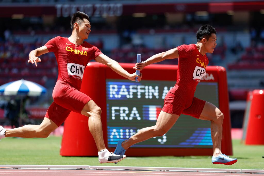 No hicieron suficiente fuerza: la posta 4x100 de China "invocó" a popular serie pero no alcanzó para el podio en Tokio 2020