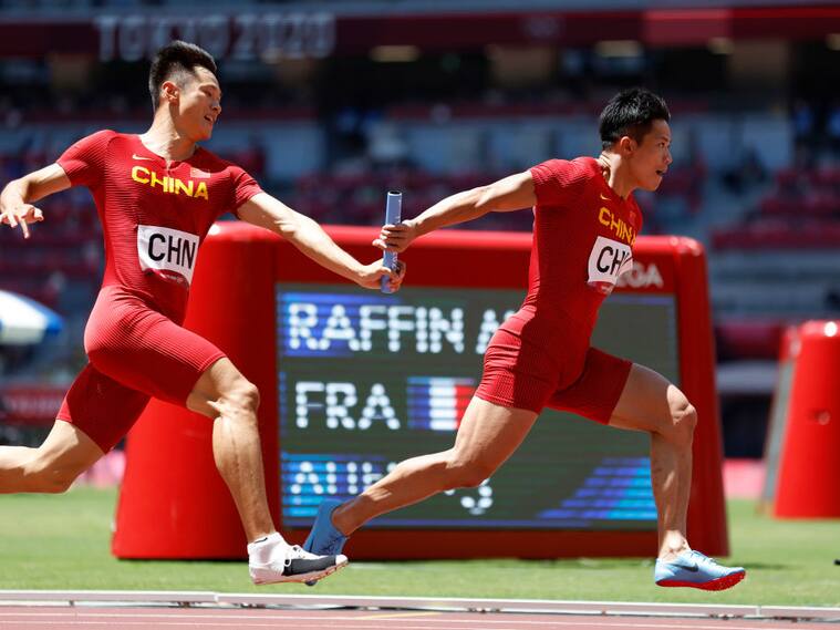 No hicieron suficiente fuerza: la posta 4x100 de China "invocó" a popular serie pero no alcanzó para el podio en Tokio 2020