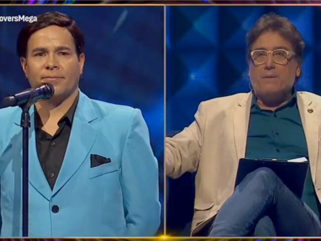 Agustín Maluenda «Pastelito» como José José en The Covers | Capura Mega