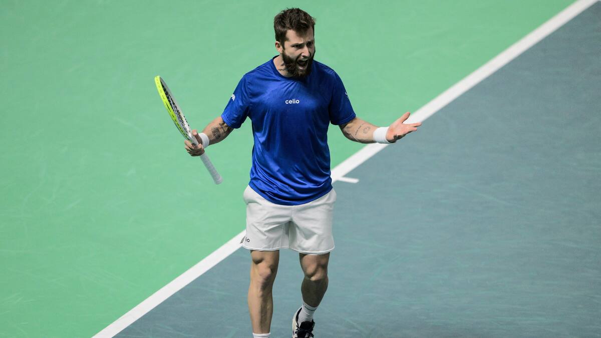 ¿Genialidad o estupidez? La particular jugada de Corentin Moutet que condenó a Francia en Copa Davis