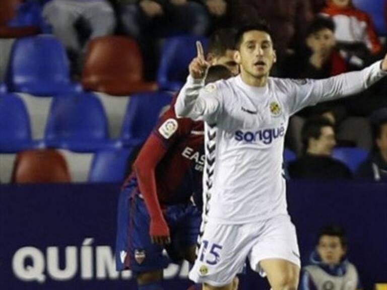 Juan Delgado anotó su primer gol en España