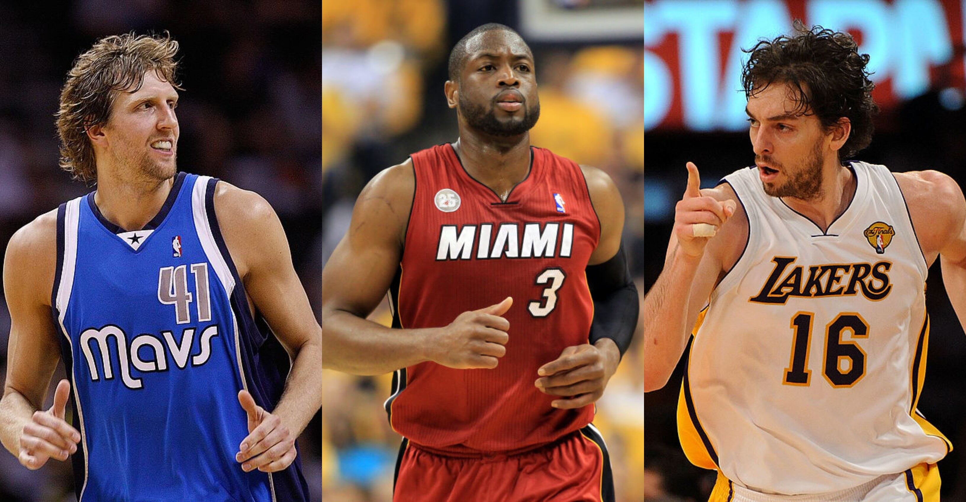 Dirk Nowitzki – Dwyane Wade – Pau Gasol