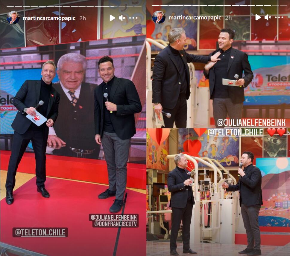 ¿Reemplazarán a Don Francisco? Julián Elfenbein y Martín Cárcamo animan lanzamiento de la Teletón