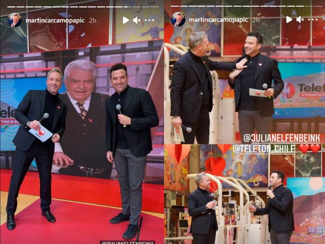 ¿Reemplazarán a Don Francisco? Julián Elfenbein y Martín Cárcamo animan lanzamiento de la Teletón