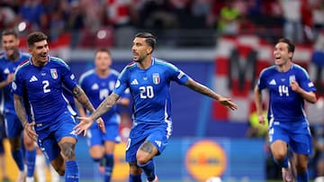 Italia iguala en la agonía para eliminar a Croacia en la fase de grupos de la Eurocopa 2024