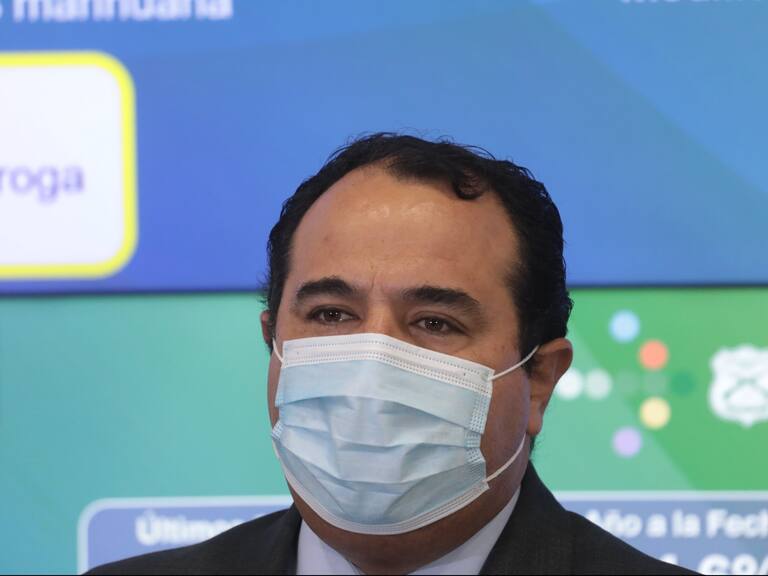 4 de enero del 2022/SANTIAGOJuan Francisco Galli, Subsecretario del Interior, durante la entregarán balance de la labor año 2021 de Carabineros, el análisis delictual del presente año y resultados de los servicios preventivos especiales desplegados por el personal institucional.
FOTO: SEBASTIAN BELTRAN GAETE/AGENCIAUNO