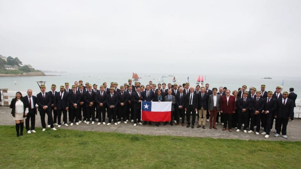 Los Cóndores protagonizan de recepción oficial a una semana del debut en el Mundial de Rugby