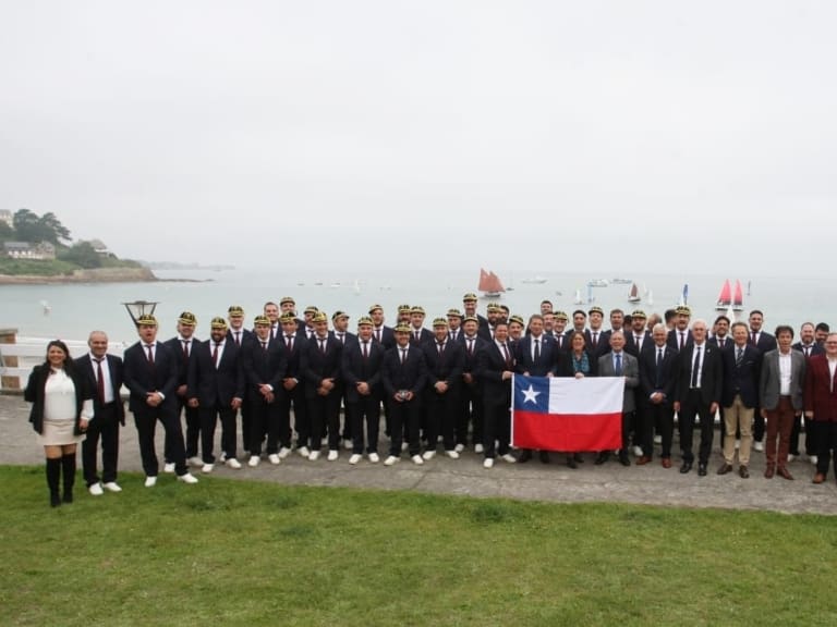 Los Cóndores protagonizan de recepción oficial a una semana del debut en el Mundial de Rugby
