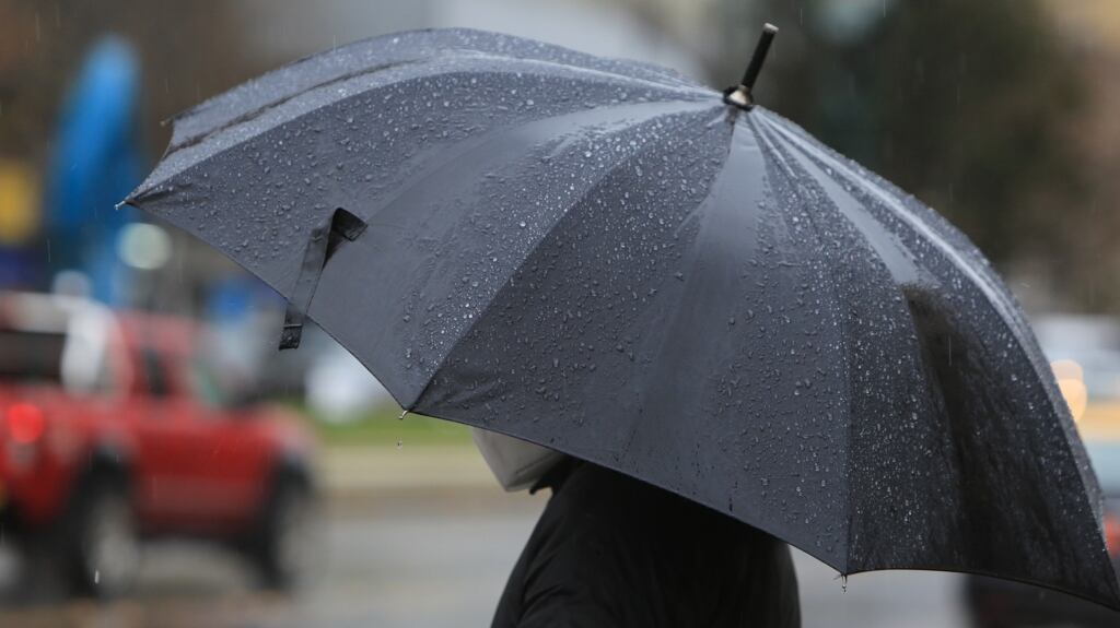 Lluvia en Santiago