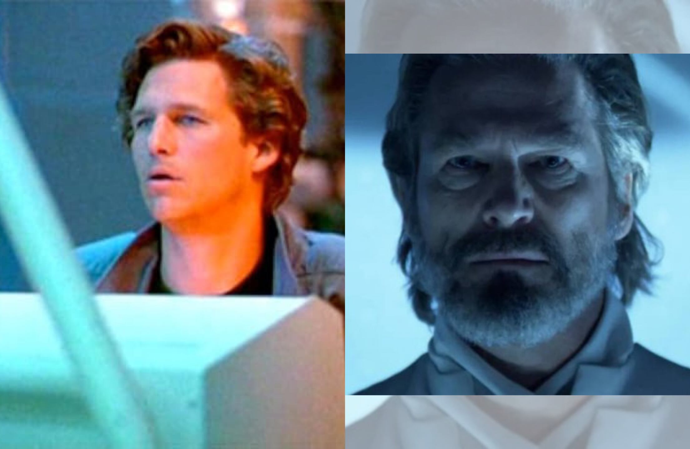 Jeff Bridges en "Tron" original de 1982 (IMBD) - Jeff Bridges en "Tron: Legacy" de 2010
