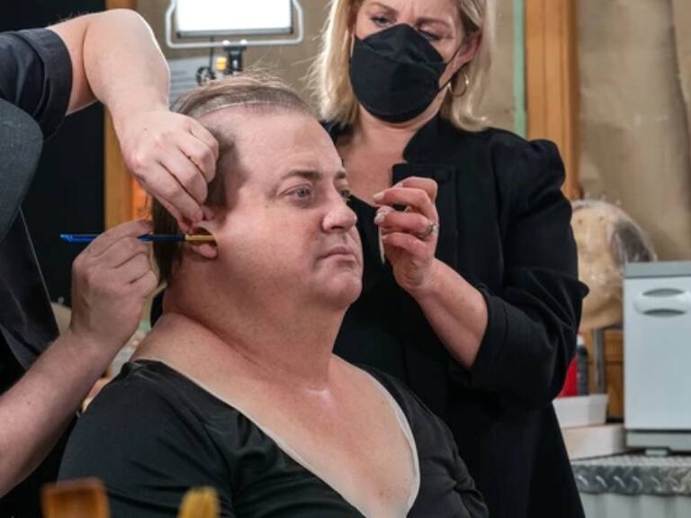 La increíble transformación de Brendan Fraser en «The Whale» que le valió el Oscar a Mejor Maquillaje