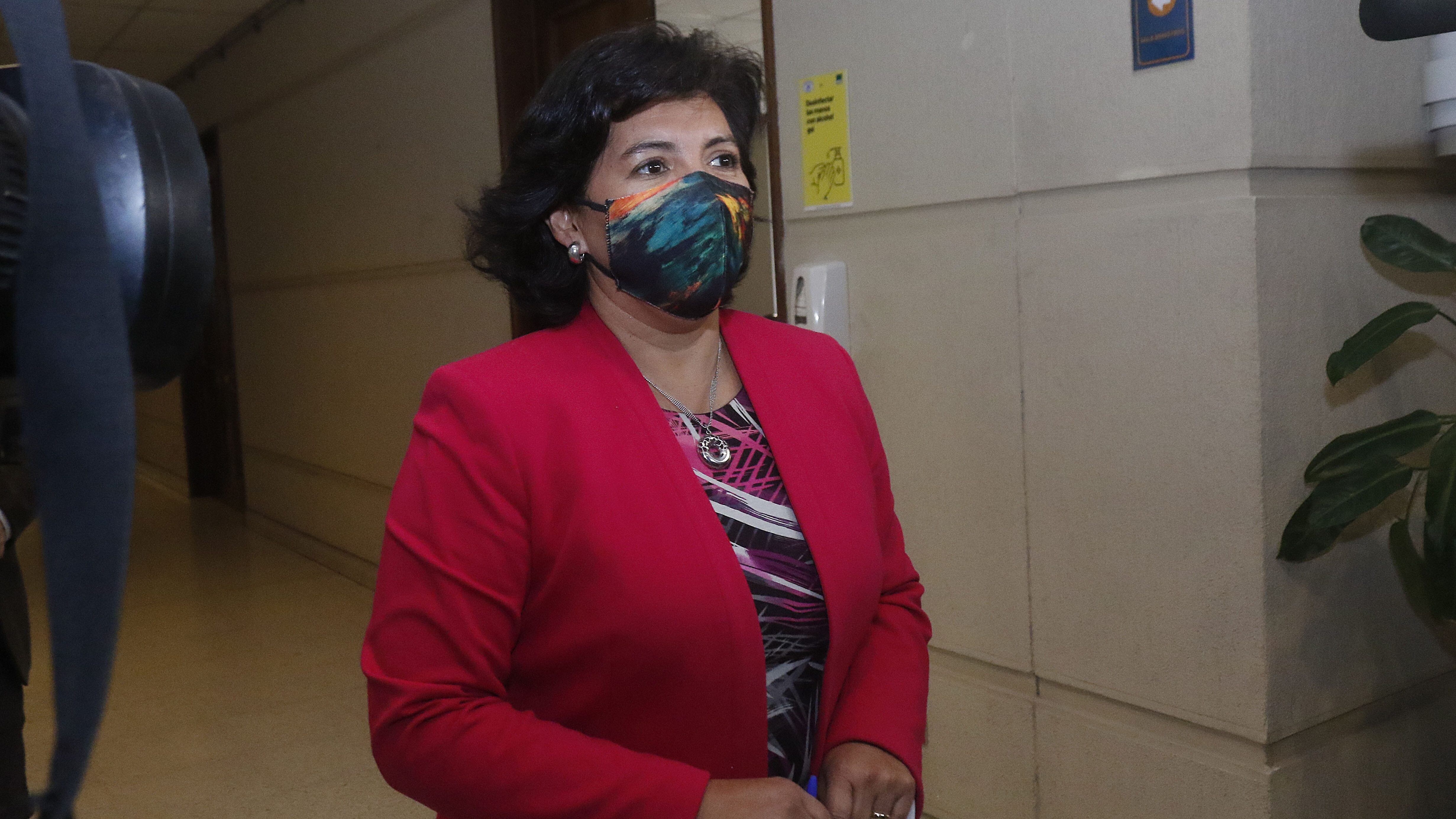 19 DE MAYO DE 2021/VALPARAISOLa senadora Yasna Provoste, durante la sesión del Senado.
FOTO: LEONARDO RUBILAR CHANDIA/AGENCIAUNO